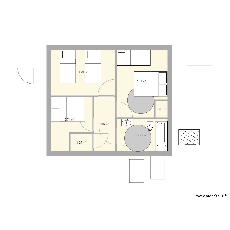 MONET3. Plan de 0 pièce et 0 m2