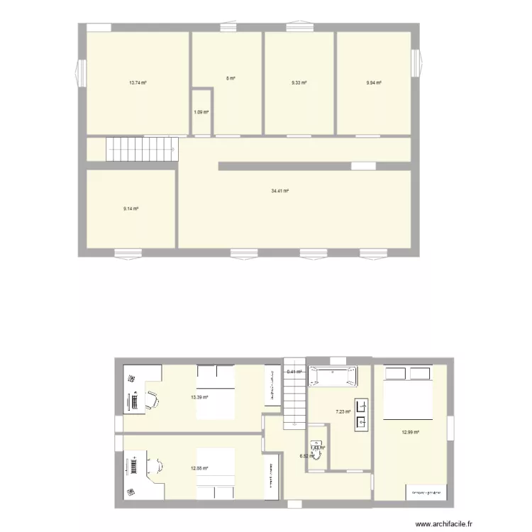 Mardi&eacute; Ini RdC. Plan de 
