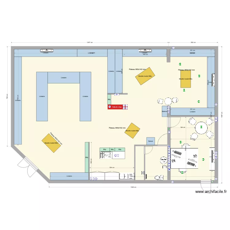 Magasin. Plan de Magasin. Plan de