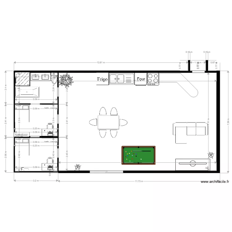 2 EME MAISON D ANNA. Plan de 