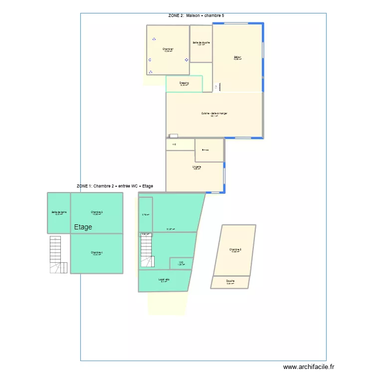 VILLENEUVE V4. Plan de 