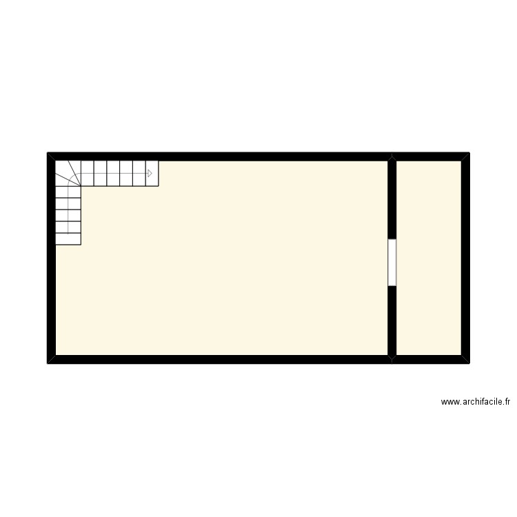 JOKI SOUS-SOL. Plan de 2 pièces et 29 m2