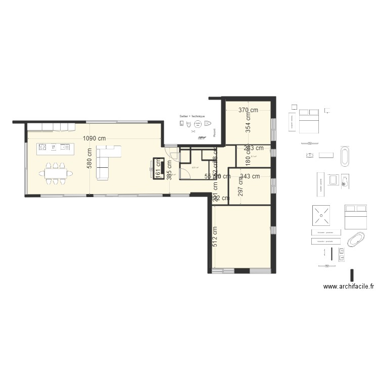 Peymeinade plan coté . Plan de 0 pièce et 0 m2