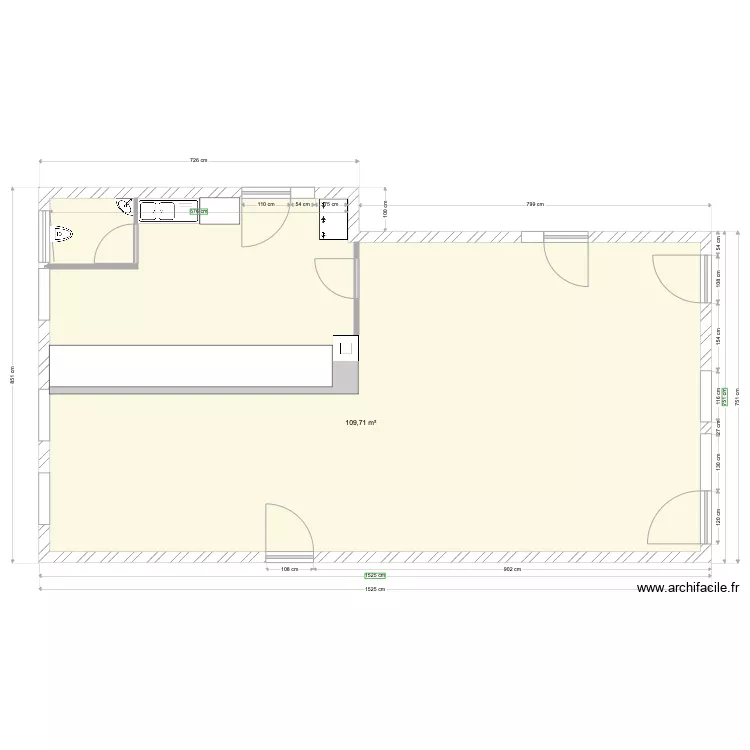 ETABLE BRINGARD . Plan de 