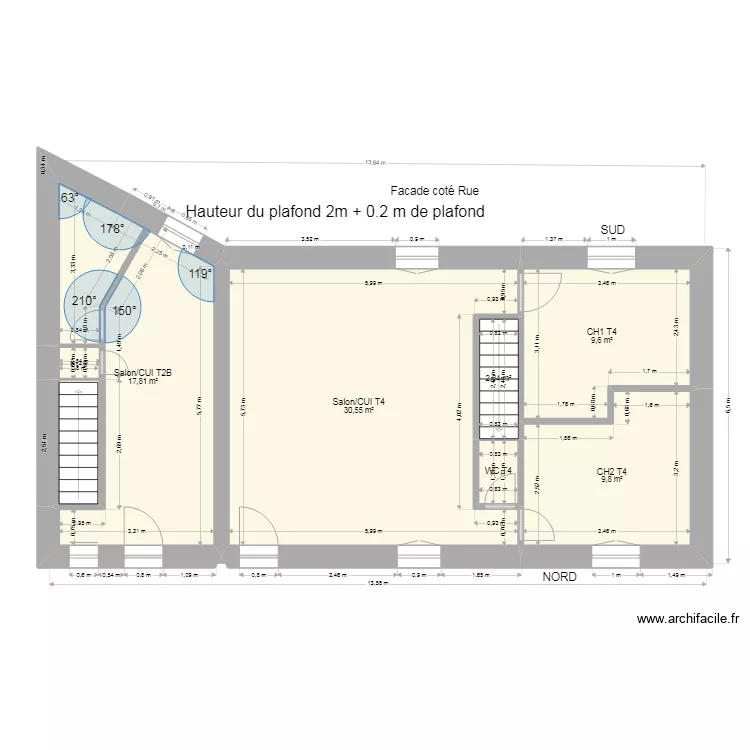 Rebais 1er am&eacute;nag&eacute;v2. Plan de 