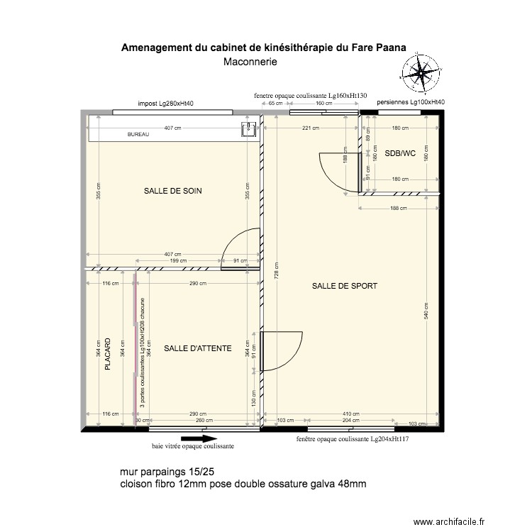 cabinet papenoo. Plan de 0 pièce et 0 m2