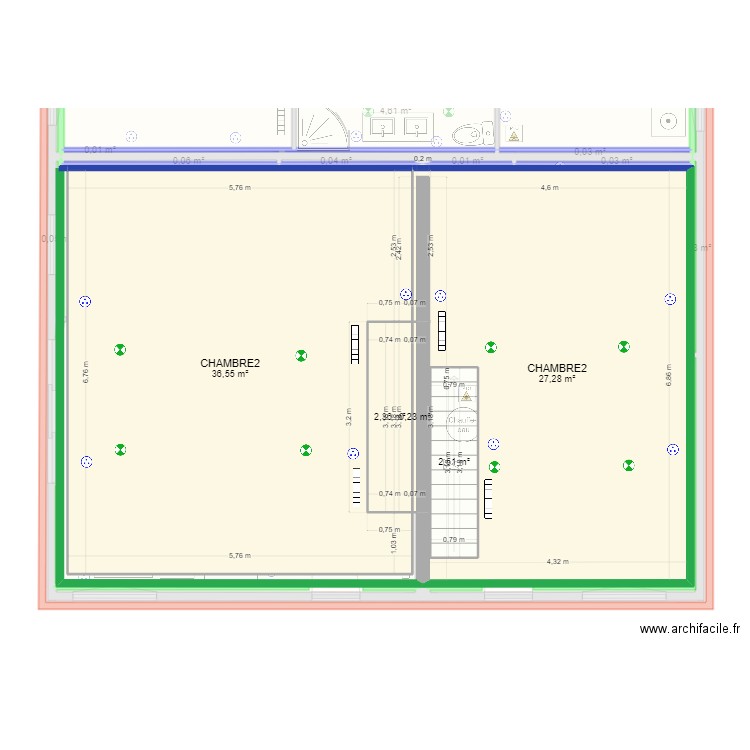 MAISON 3 LOGEMENTS SANS AUVENT. Plan de 0 pièce et 0 m2