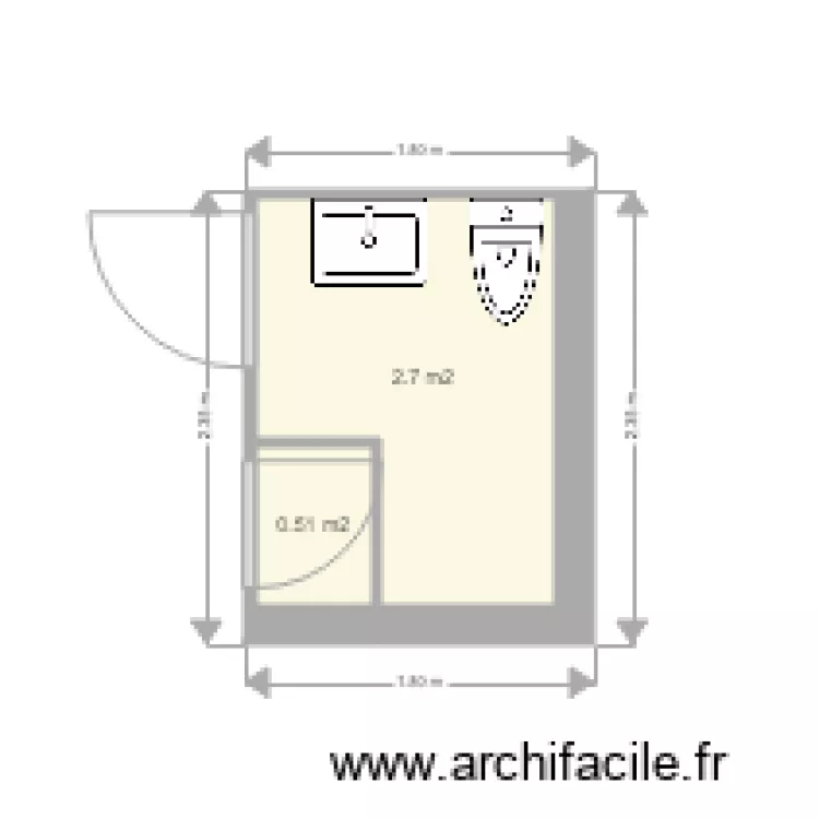 plan Liorey sdb. Plan de 