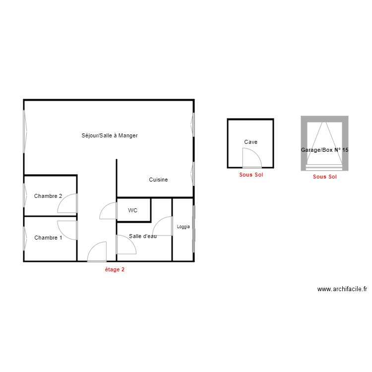 SAUVAGE RENNES. Plan de 0 pièce et 0 m2