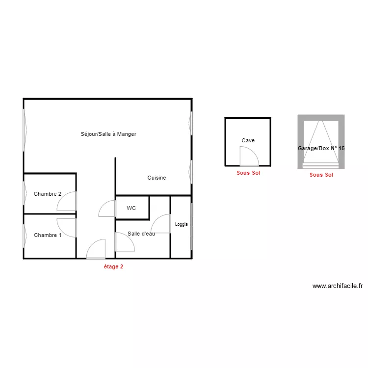 SAUVAGE RENNES. Plan de 