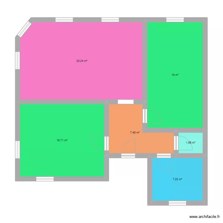 place de la victoire. Plan de 