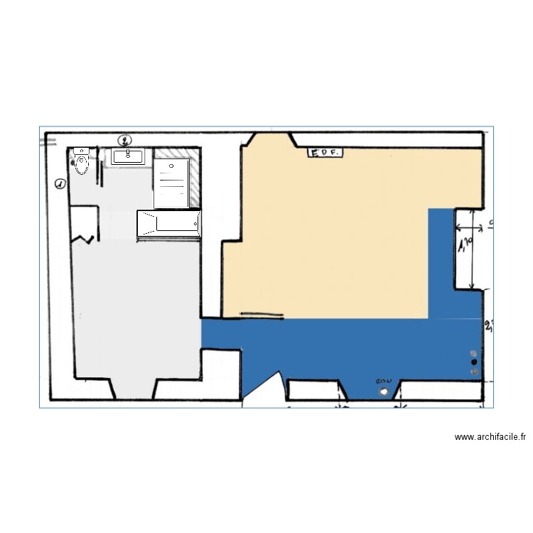 Plan de Base. Plan de 0 pièce et 0 m2