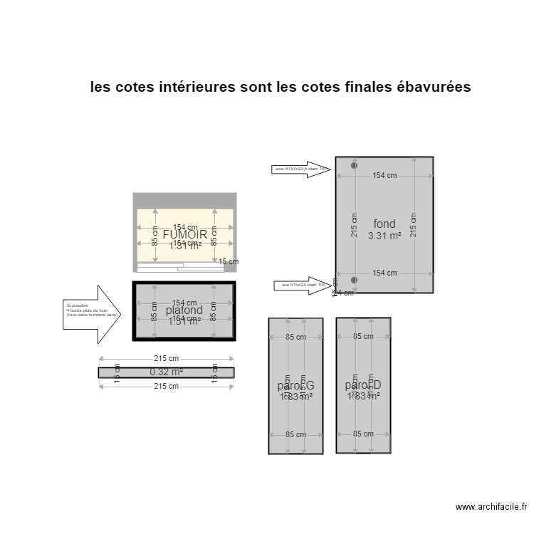 FUMOIR. Plan de 0 pièce et 0 m2