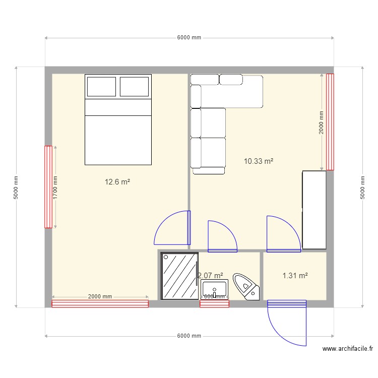 glampimg march 1. Plan de 0 pièce et 0 m2