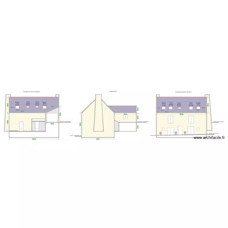 Facades a. Plan de 