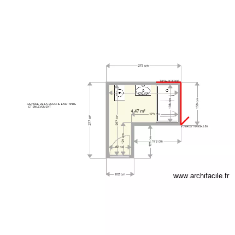 GERVAIS FRANCK. Plan de 