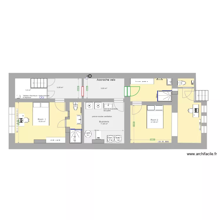 ALBERTYN 70 bis. Plan de 