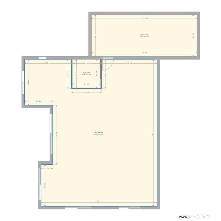 foues. Plan de 0 pièce et 0 m2