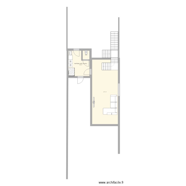 Basement Remodel Floorplans. Plan de 0 pièce et 0 m2