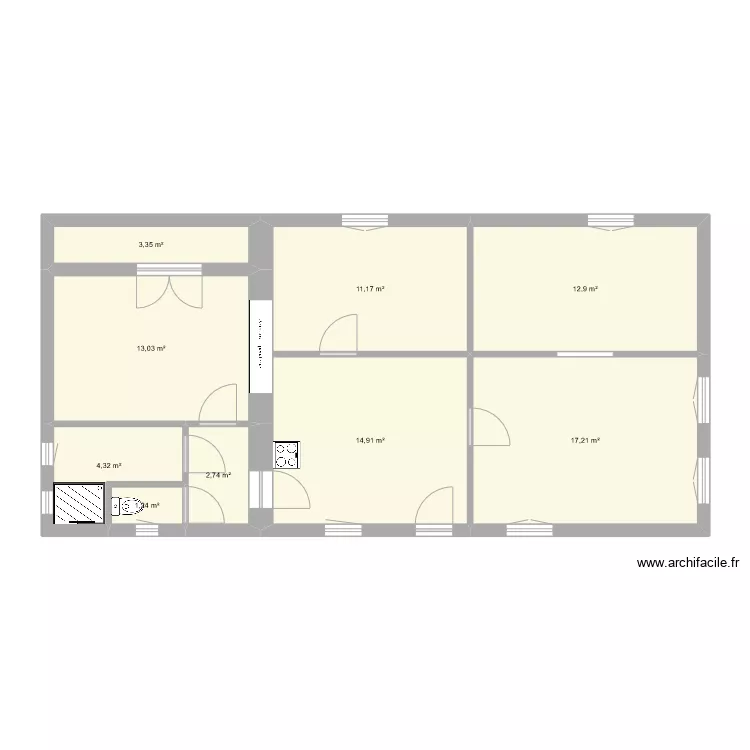 Maison. Plan de Maison. Plan de