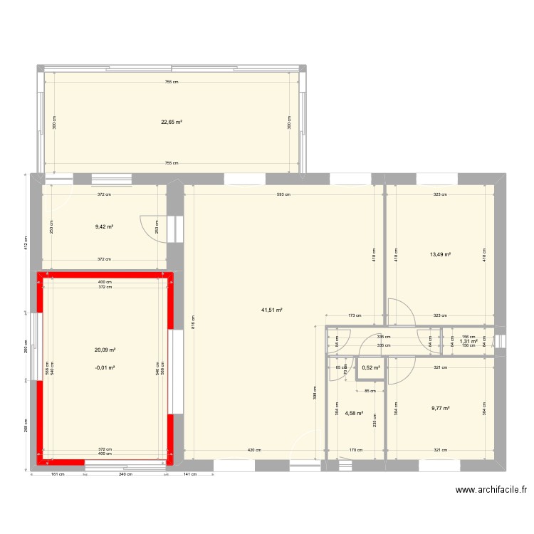 Maison transformations  isolation. Plan de 0 pièce et 0 m2