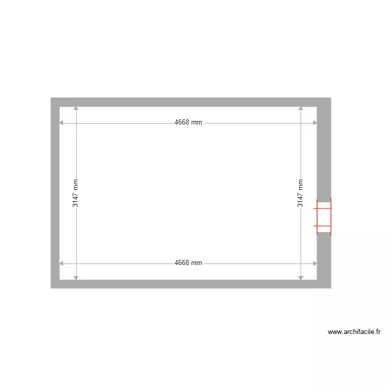 COUPE PROJET FANGO BOUCHON. Plan de 