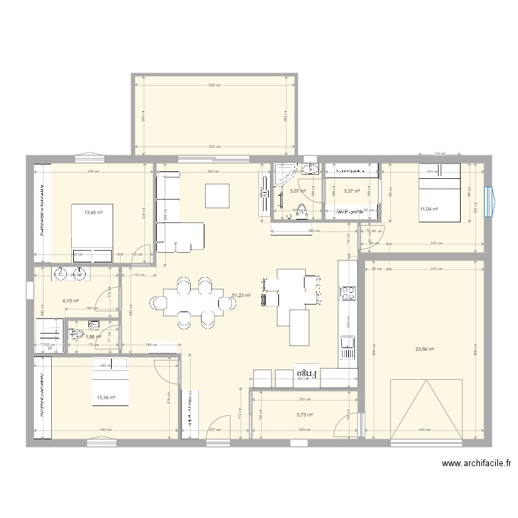 maison 3. Plan de 0 pièce et 0 m2