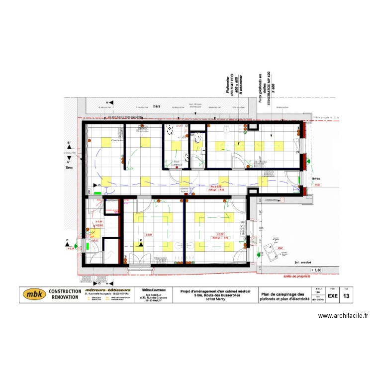 RAMON. Plan de 11 pièces et 71 m2