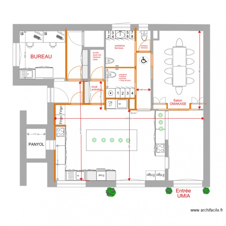 projet ecole UMIA3. Plan de 0 pièce et 0 m2