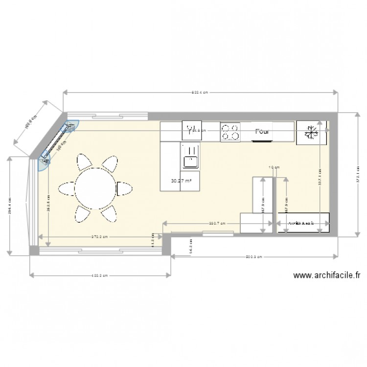 CUISINE 3D VERANDA 2. Plan de 0 pièce et 0 m2