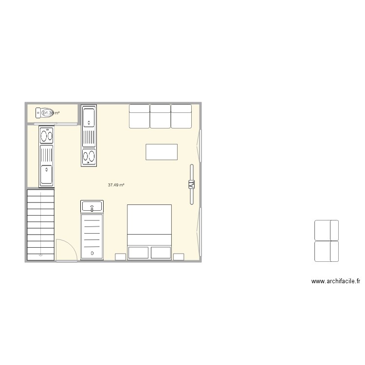 Saxe 2. Plan de 0 pièce et 0 m2