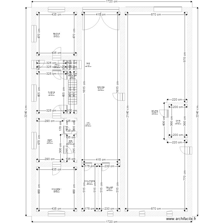 ROYER RDC. Plan de 0 pièce et 0 m2