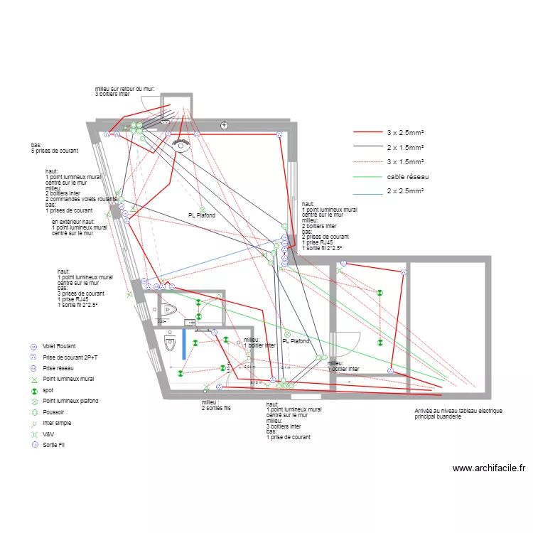 plan r&eacute;duit electricit&eacute; 17 mai. Plan de 