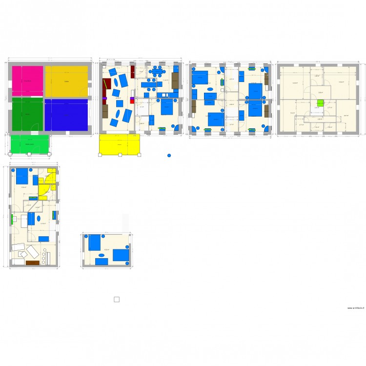 projet futur 5 fenêtres. Plan de 0 pièce et 0 m2