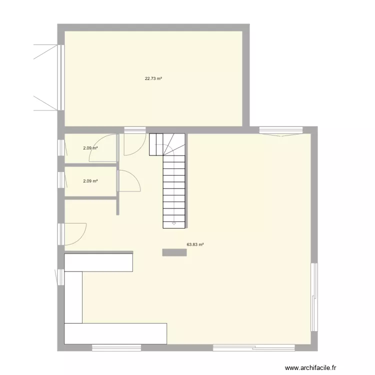 Maison 1. Plan de 