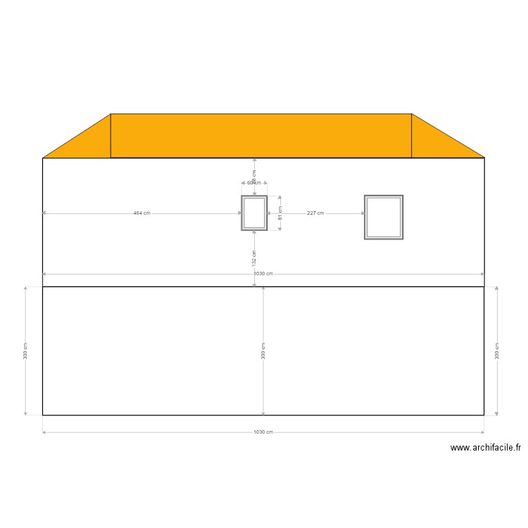 FACFADE nord ok. Plan de 0 pièce et 0 m2