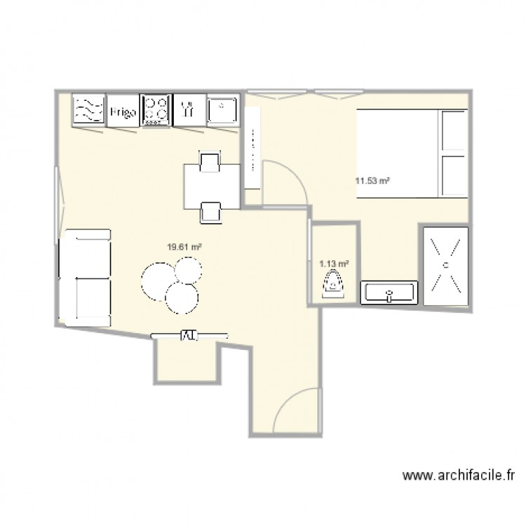 appartement 2. Plan de 0 pièce et 0 m2