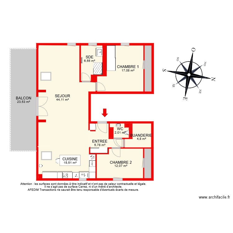 BI 6969. Plan de 0 pièce et 0 m2