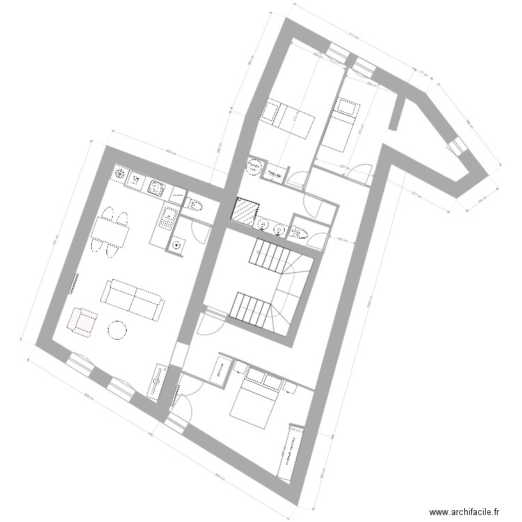 étage 1 version 01 déc 2019. Plan de 0 pièce et 0 m2