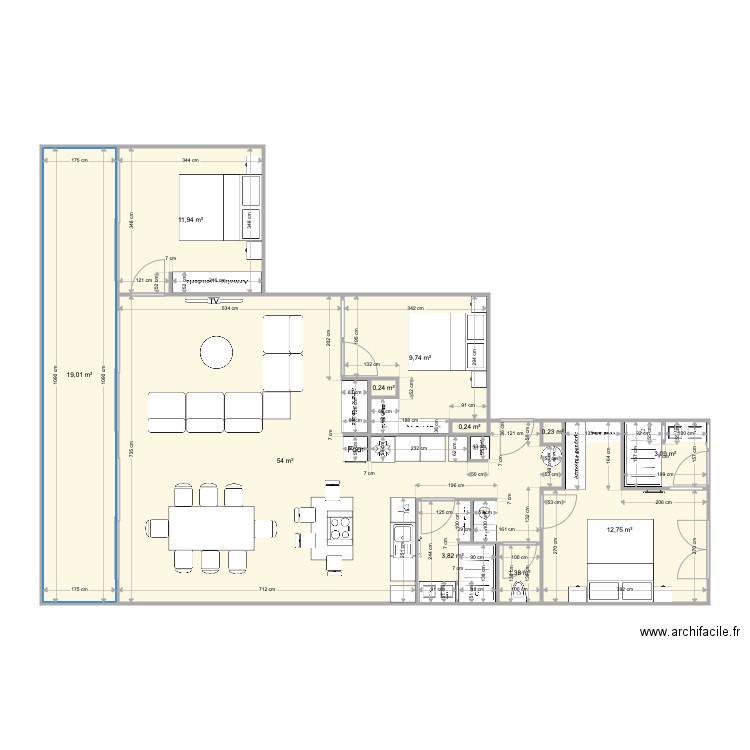 Pornichet dernier. Plan de 0 pièce et 0 m2