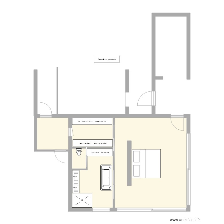 Chambre 5 V2.2. Plan de 0 pièce et 0 m2