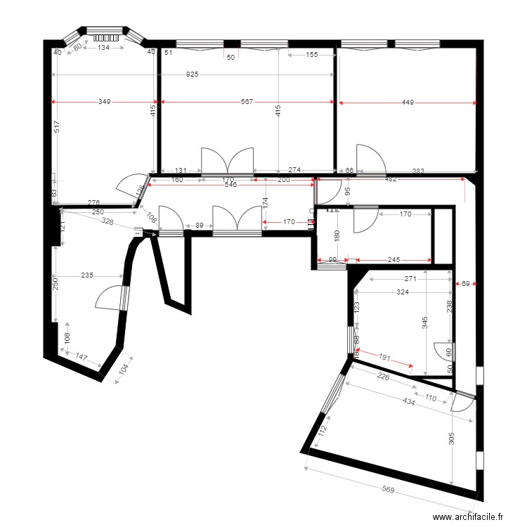 lauriston . Plan de 0 pièce et 0 m2