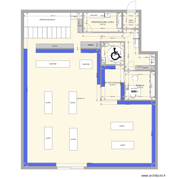 balcet5. Plan de 0 pièce et 0 m2