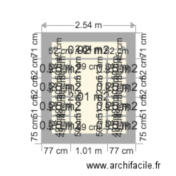 plan dressing. Plan de 0 pièce et 0 m2