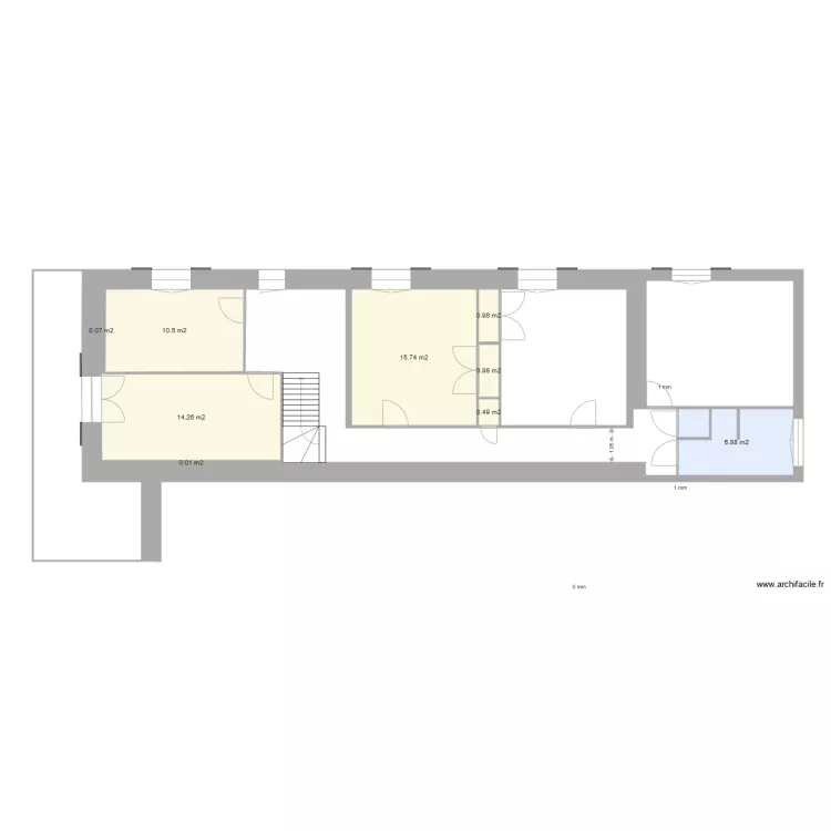 Etchank 1er étage. Plan de Etchank 1er étage. Plan de