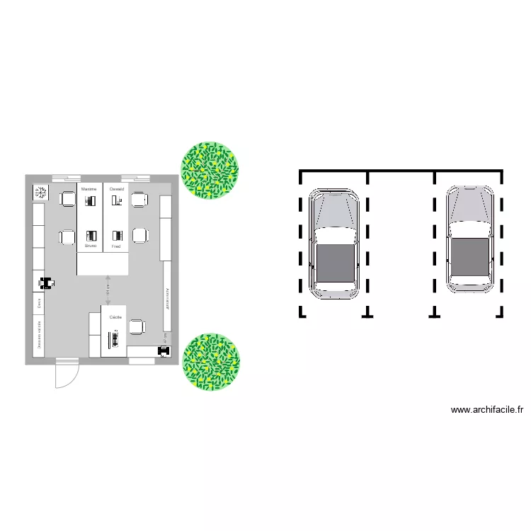 algeco chapeau 4. Plan de 0 pièce et 0 m2