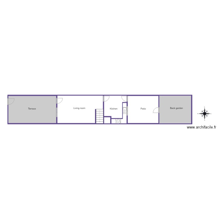 Calle guadalajara 36 santa pola piso 1. Plan de 0 pièce et 0 m2