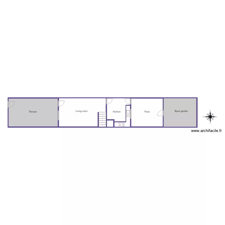 Calle guadalajara 36 santa pola piso 1. Plan de 