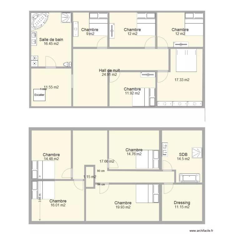 Maison Wodecq Haut suite 1. Plan de Maison Wodecq Haut suite 1. Plan de