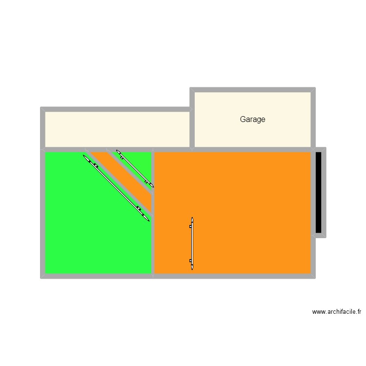 MOUGEOT V3. Plan de 7 pièces et 25 m2